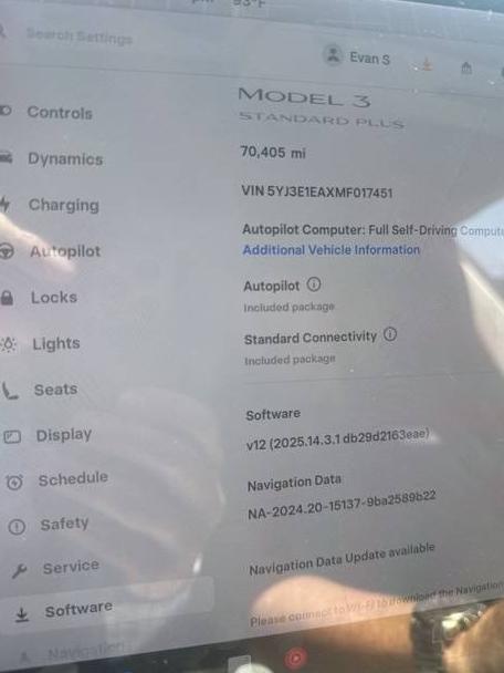 TESLA MODEL 3 2021 5YJ3E1EAXMF017451 image